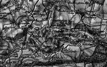 Old map of Coleford in 1898