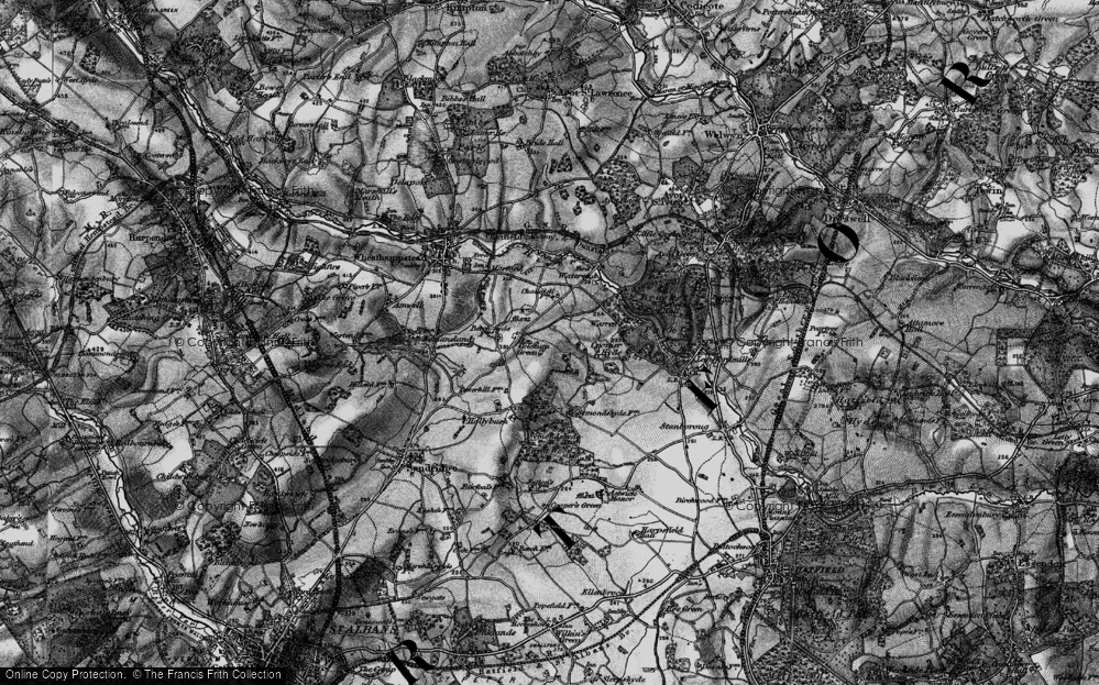 Old Map of Coleman Green, 1896 in 1896