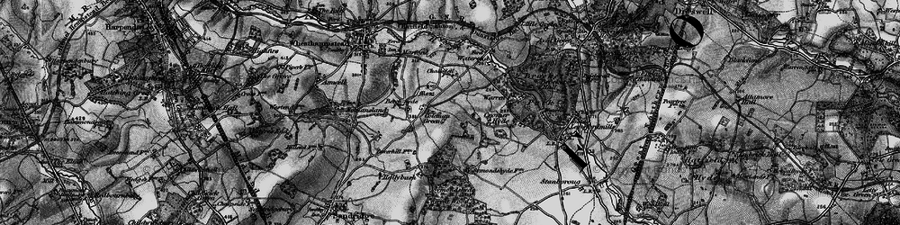 Old map of Coleman Green in 1896