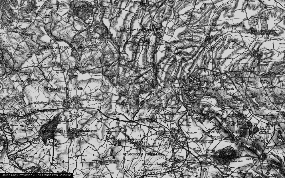Old Map of Coleorton, 1895 in 1895