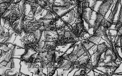 Old map of Coleorton in 1895