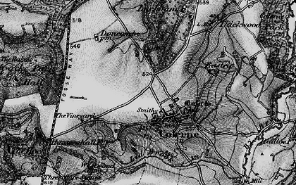 Old map of Colerne in 1898