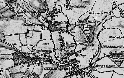 Old map of Colesbrook in 1898