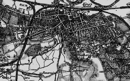Old map of Coley in 1895