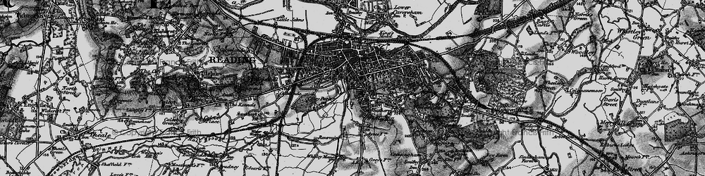 Old map of Coley in 1895