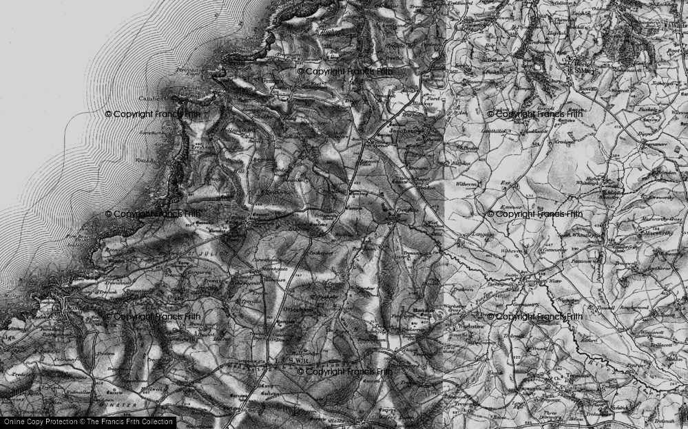Old Map of Historic Map covering Old Newham in 1895
