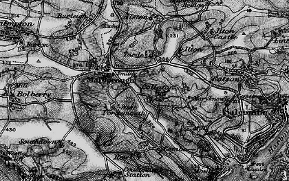 Old map of Collaton in 1897
