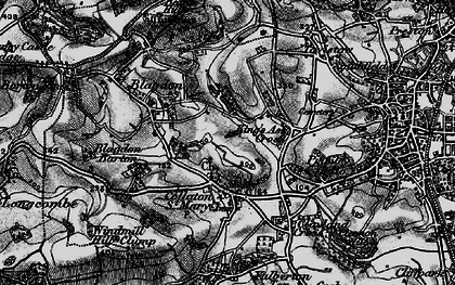 Old map of Collaton St Mary in 1898