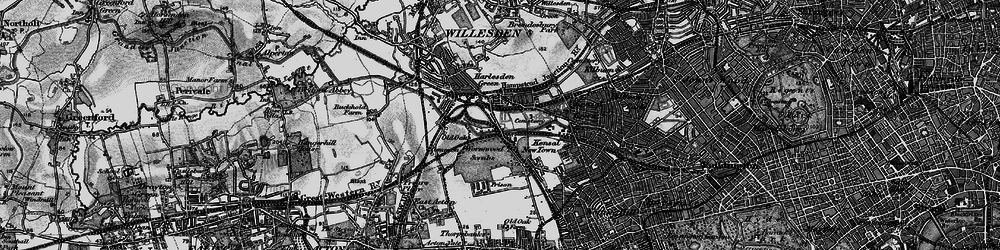 Old map of College Park in 1896