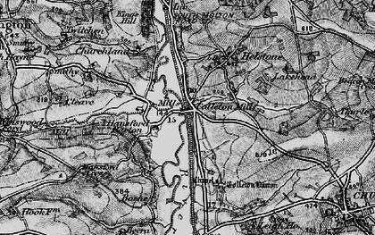 Old map of Colleton Mills in 1898