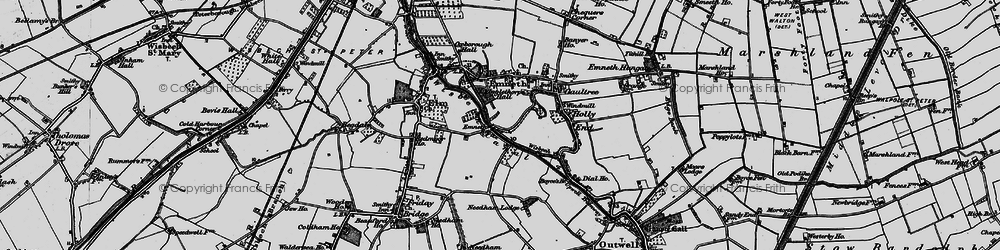 Old map of Collett's Br in 1898