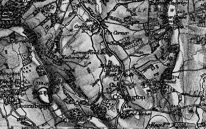 Old map of Collington in 1899
