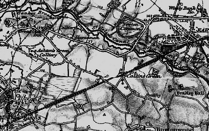 Old map of Collins Green in 1896