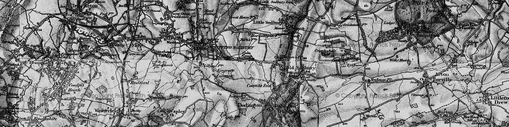Old map of Colt's Green in 1898
