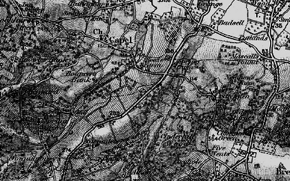 Old map of Colt's Hill in 1895