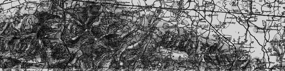 Old map of Colt's Hill in 1895