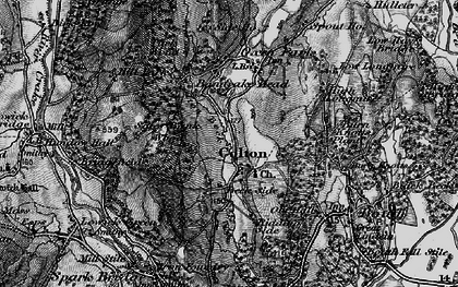 Old map of Burn Knott in 1897