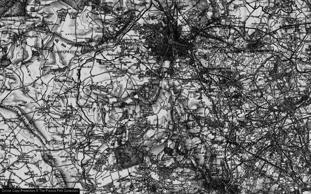 Old Map of Colton Hills, 1899 in 1899