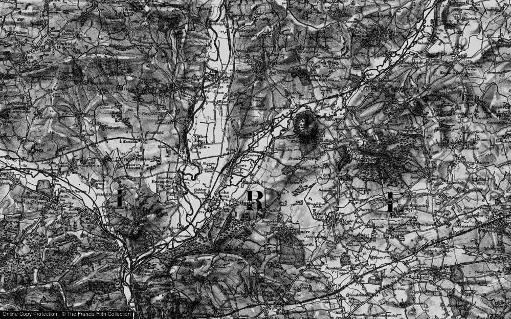 Old Map of Columbjohn, 1898 in 1898