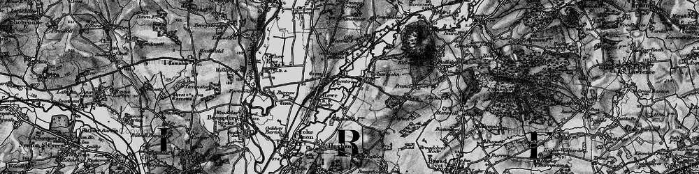 Old map of Columbjohn in 1898