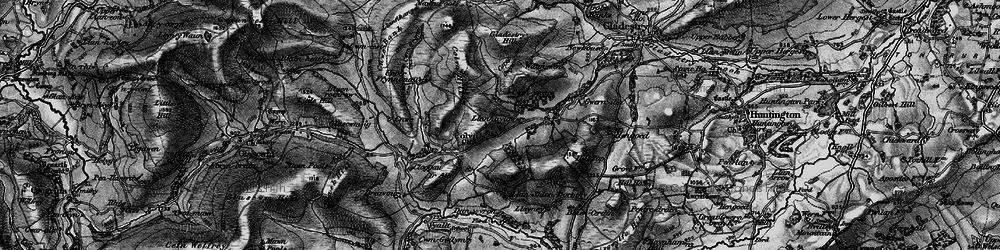 Old map of Colva in 1896