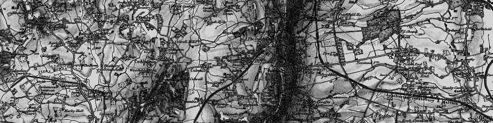 Old map of Colwall Stone in 1898
