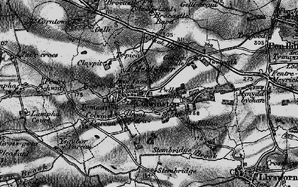 Old map of Colwinston in 1897