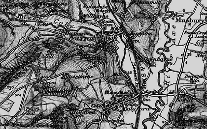 Old map of Colyton in 1897