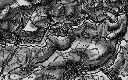 Old map of Combe Hay in 1898