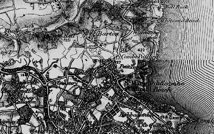 Old map of Combe Pafford in 1898