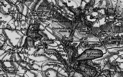 Old map of Comberbach in 1896