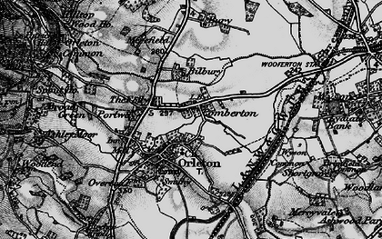 Old map of Comberton in 1899