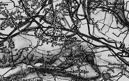 Old map of Combs in 1896