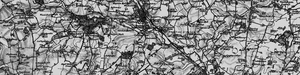 Old map of Combs Ford in 1898