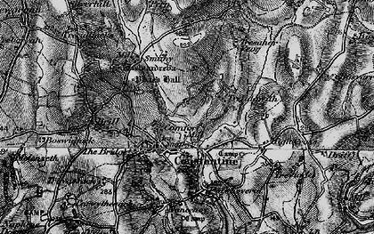 Old map of Comfort in 1895
