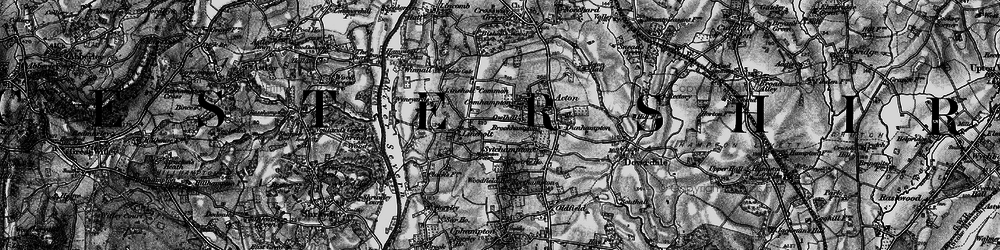 Old map of Comhampton in 1898