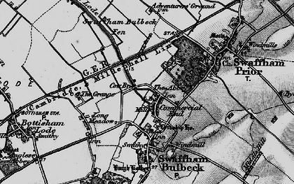 Old map of Commercial End in 1898