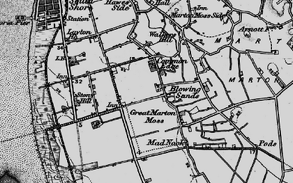 Old map of Common Edge in 1896