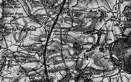 Old map of Broomridding Wood in 1896