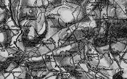 Old map of Common Moor in 1895