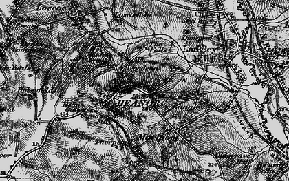 Old map of Common Side in 1895