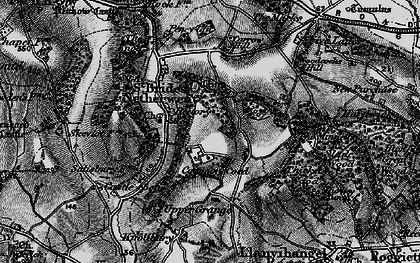 Old map of Common-y-coed in 1897