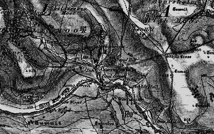 Old map of Black Howes in 1898