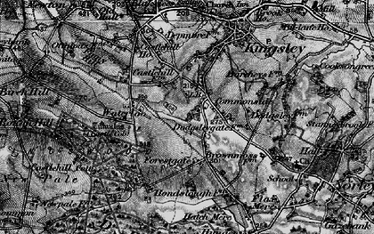 Old map of Commonside in 1896