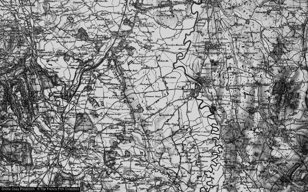 Old Map of Commonwood, 1897 in 1897