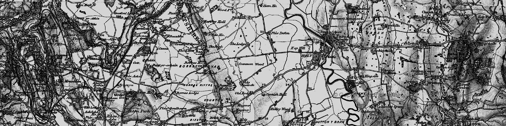 Old map of Commonwood in 1897