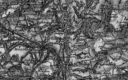 Old map of Compstall in 1896