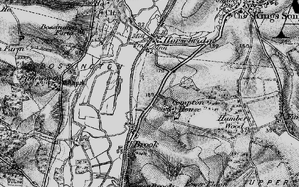 Old map of Compton Manor in 1895