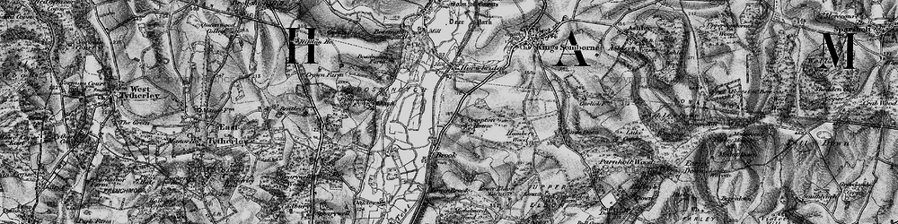 Old map of Compton Manor in 1895