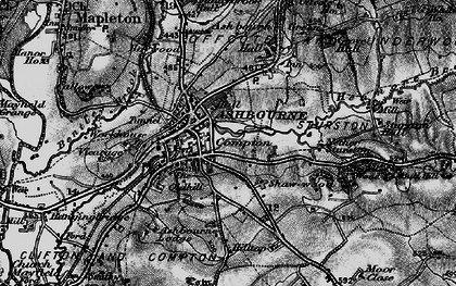 Old map of Compton in 1897